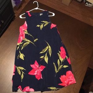 Anne Klein Navy Floral Dress - 10